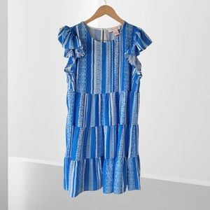 FLYING TOMATO Dress Aztec Tiered Size Large‎
